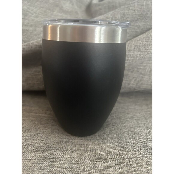 Tervis 12oz Black Stainless Steel Stemless Wine Tumbler Cup with Lid Insulated - Picture 3 of 7